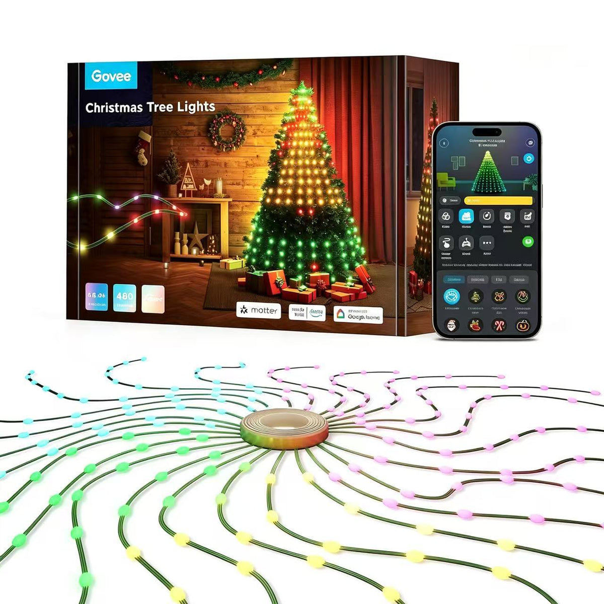 Animated Christmas Tree String Lights – P's Shops